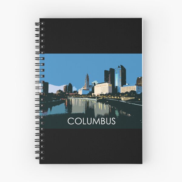 Item preview, Columbus, Ohio, USA, Travel Print designed and sold by summattodraw.