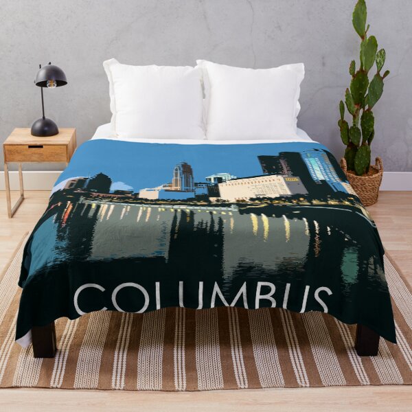 Item preview, Columbus, Ohio, USA, Travel Print designed and sold by summattodraw.