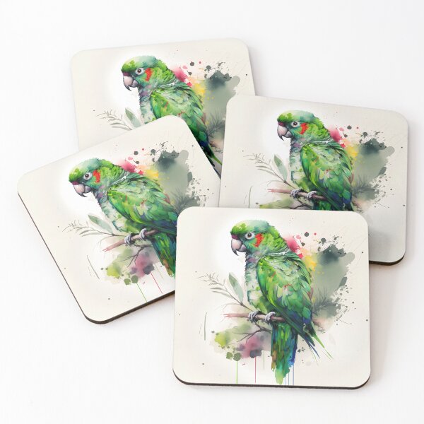 Item preview, Watercolour paint splash parrot - Perfect gift for animal lovers; Ideal for home decor; animal print artwork designed and sold by erzypher.