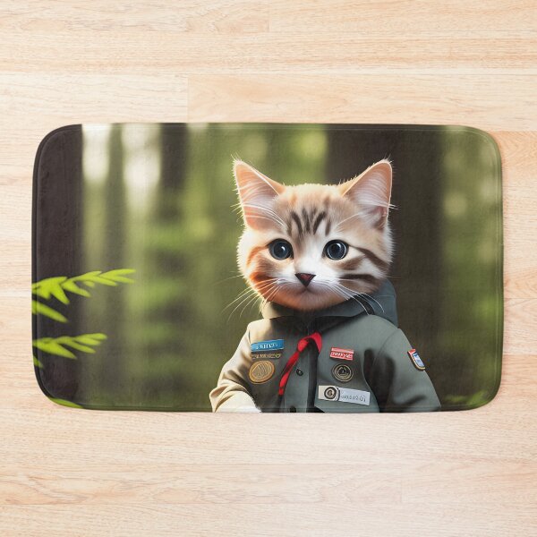 Item preview, Scout Cat - Modern Digital Art designed and sold by Ai-michiart.
