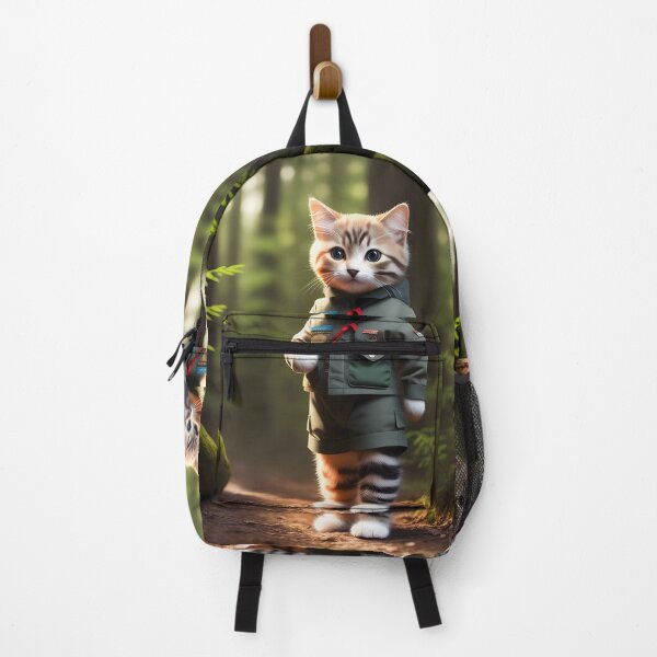 Item preview, Scout Cat - Modern Digital Art designed and sold by Ai-michiart.