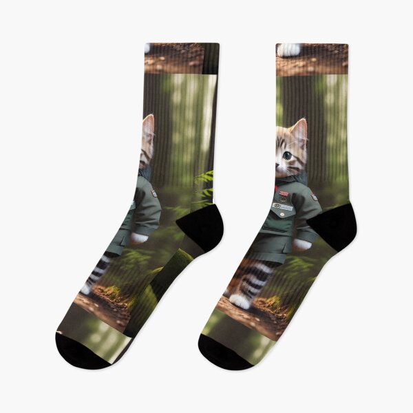 Item preview, Scout Cat - Modern Digital Art designed and sold by Ai-michiart.