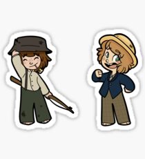 Tom and Huck Sticker