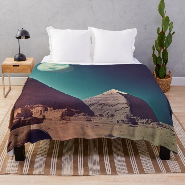 Item preview, Egyptian Moon Pyramids Landscape designed and sold by Synthetic-Dream.