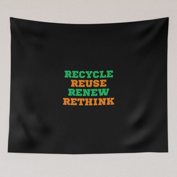Item preview, Recycle Reuse Renew Rethink designed and sold by Dissan.