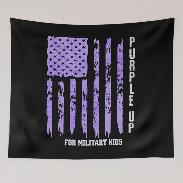 Item preview, Purple Up For Military Kids designed and sold by Rich Summers Art.