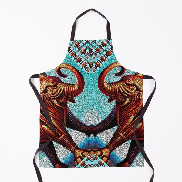 Item preview,  *Crossbreeding 3D Elephantrabbit Geometric Chocolate Abstract Art* designed and sold by Ralek.