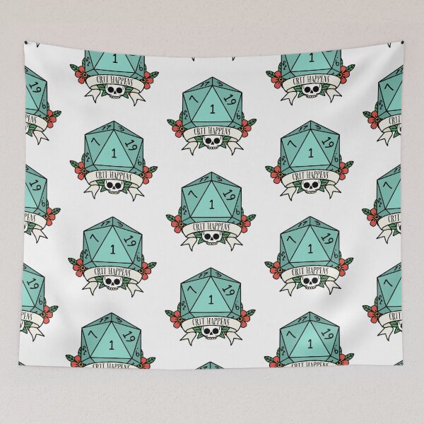 Item preview, Crit happens D20 designed and sold by glc1985.