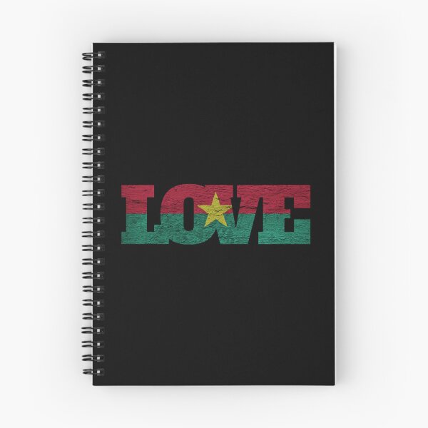 Item preview, I Love Burkina Faso – Artistic Burkinabe Flag Design designed and sold by MagicalFun.