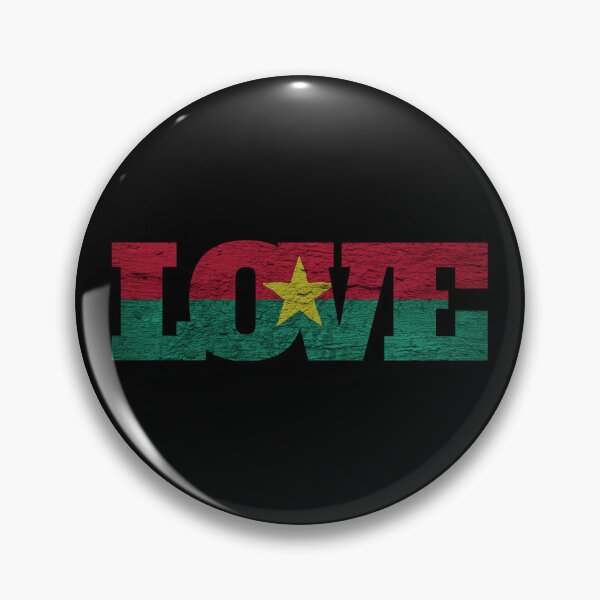 Item preview, I Love Burkina Faso – Artistic Burkinabe Flag Design designed and sold by MagicalFun.