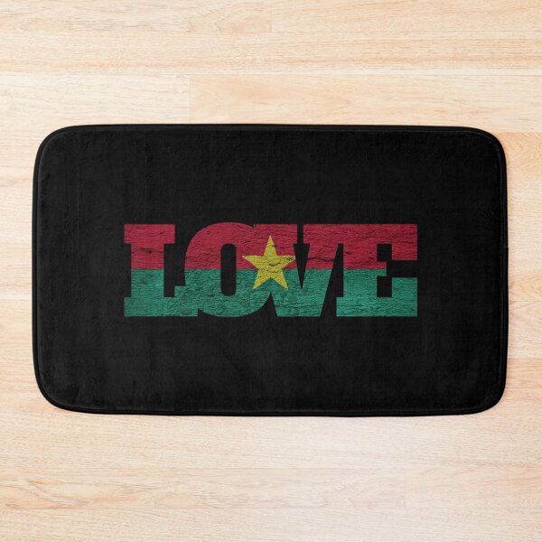 Item preview, I Love Burkina Faso – Artistic Burkinabe Flag Design designed and sold by MagicalFun.