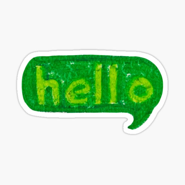 Item preview, hello designed and sold by elloweee.