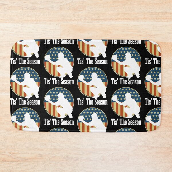 Item preview, Baseball Game Tis The Season Baseball Player USA Flag designed and sold by CharJens.