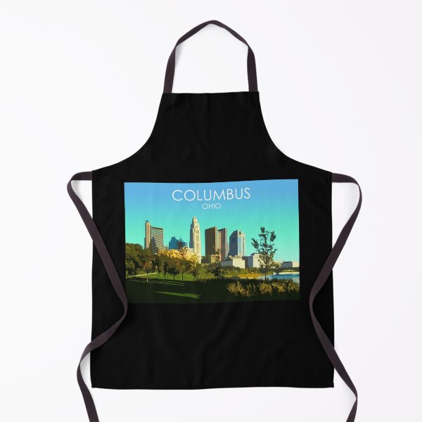 Item preview, Columbus, Ohio, USA, Travel Print designed and sold by summattodraw.