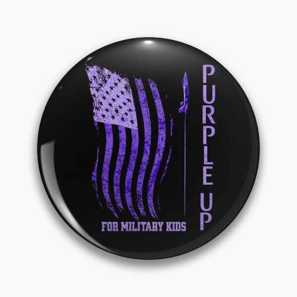 Item preview, Purple Up For Military Kids designed and sold by Rich Summers Art.