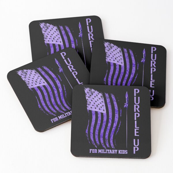 Item preview, Purple Up For Military Kids designed and sold by Rich Summers Art.