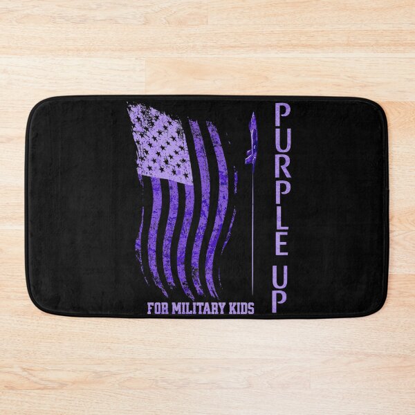 Item preview, Purple Up For Military Kids designed and sold by Rich Summers Art.