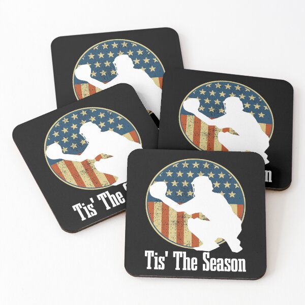Item preview, Baseball Game Tis The Season Baseball Player USA Flag designed and sold by CharJens.