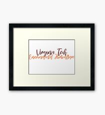Virginia Tech Environmental Horticulture Framed Print