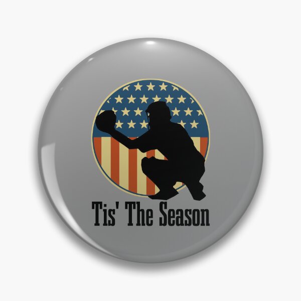 Item preview, Baseball Game Tis The Season Baseball Player USA Flag designed and sold by CharJens.
