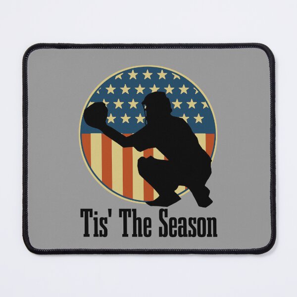 Item preview, Baseball Game Tis The Season Baseball Player USA Flag designed and sold by CharJens.