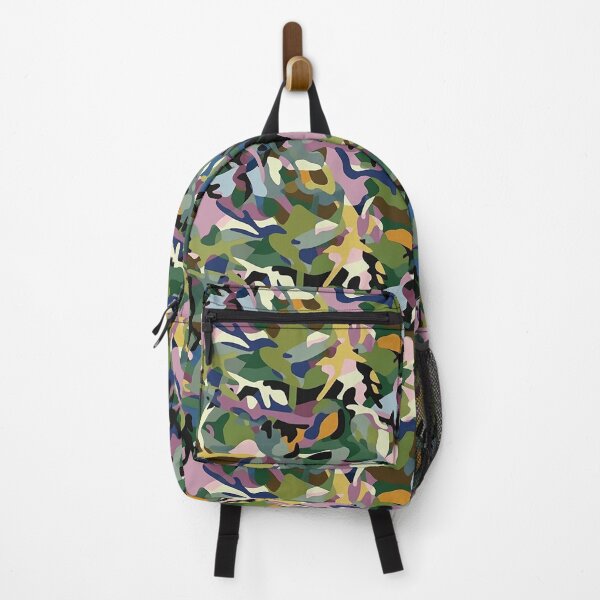 Item preview, Blue Green Forrest Army Camo Print Camouflage Pattern Graphic Pixelated Military Colorful Abstract Country  designed and sold by arcadetoystore.