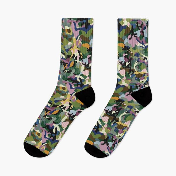 Item preview, Blue Green Forrest Army Camo Print Camouflage Pattern Graphic Pixelated Military Colorful Abstract Country  designed and sold by arcadetoystore.