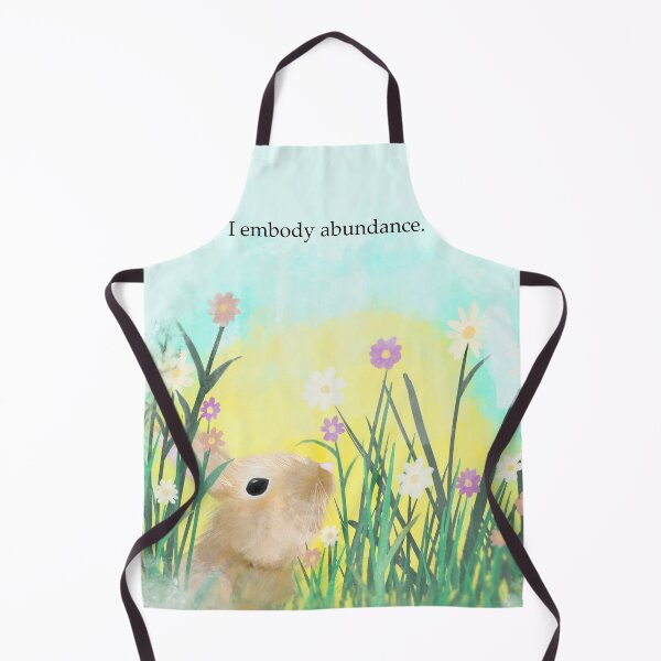 Item preview, I embody abundance, bunny, rabbit, manifestation, motivation designed and sold by Treasuredreams.