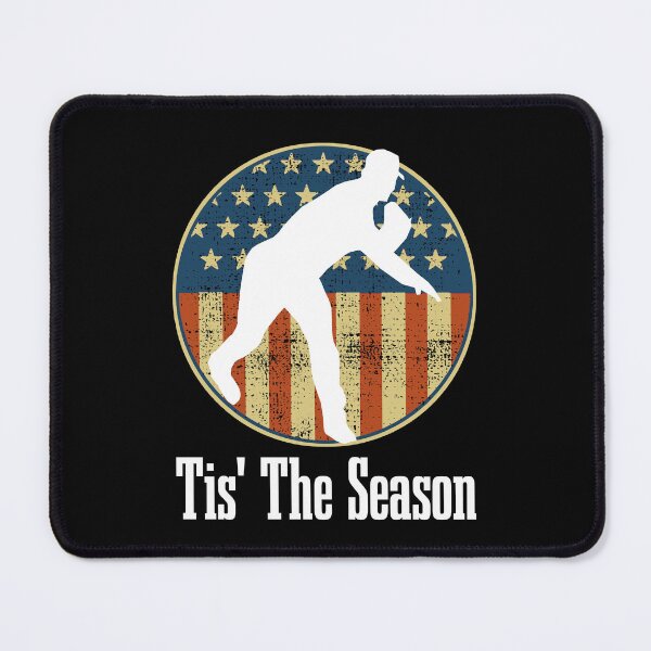 Item preview, Baseball Game Tis The Season Baseball Player USA Flag designed and sold by CharJens.