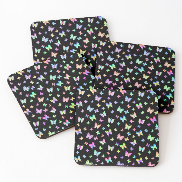Item preview, Butterflies pastel colors pattern designed and sold by cutecrazytshirt.