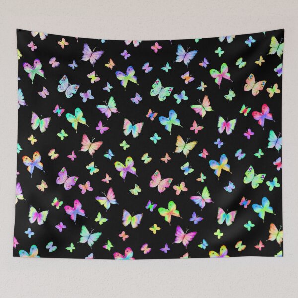 Item preview, Butterflies pastel colors pattern designed and sold by cutecrazytshirt.
