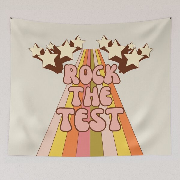 Item preview, Rock The Test Testing Day Retro Teacher designed and sold by SunfullyYours.