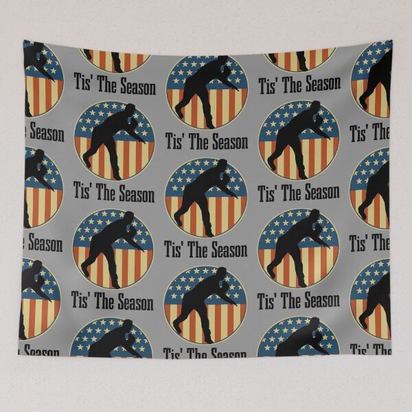 Item preview, Baseball Game Tis The Season Baseball Player USA Flag designed and sold by CharJens.