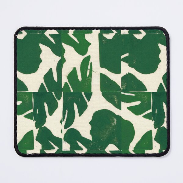 Item preview, Relief floral print green designed and sold by Quirkypieces.