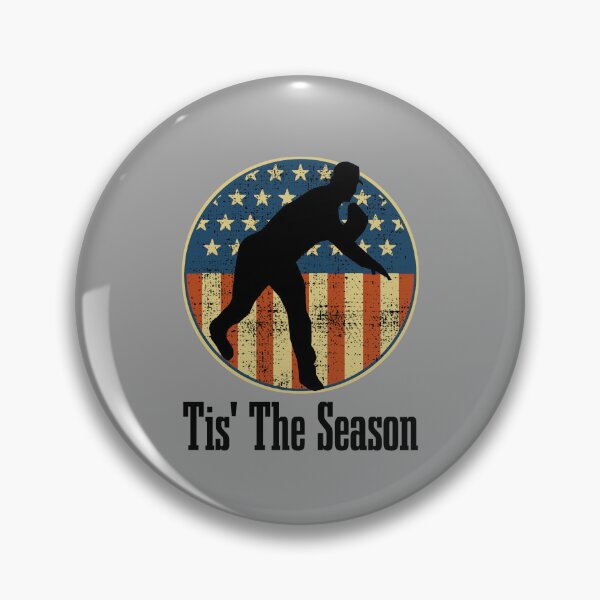 Item preview, Baseball Game Tis The Season Baseball Player USA Flag designed and sold by CharJens.