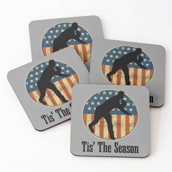 Item preview, Baseball Game Tis The Season Baseball Player USA Flag designed and sold by CharJens.