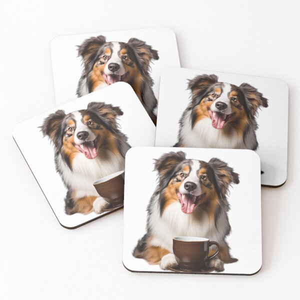 Item preview, Australian Shepherd Coffee for Caffeine Lovers designed and sold by ClawedCreations.