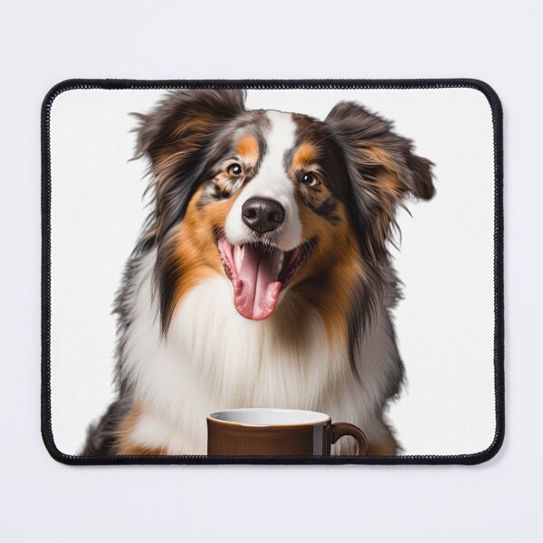 Item preview, Australian Shepherd Coffee for Caffeine Lovers designed and sold by ClawedCreations.