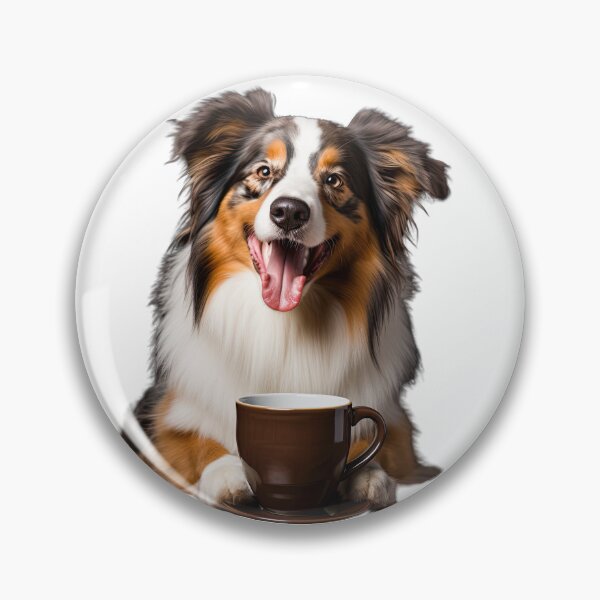 Item preview, Australian Shepherd Coffee for Caffeine Lovers designed and sold by ClawedCreations.