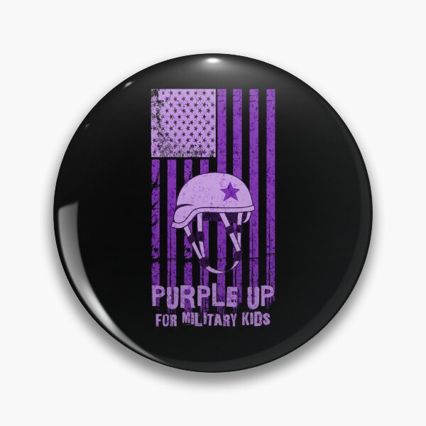 Item preview, Purple Up For Military Kids designed and sold by Rich Summers Art.