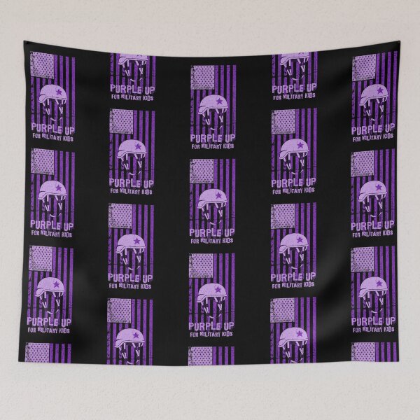 Item preview, Purple Up For Military Kids designed and sold by Rich Summers Art.