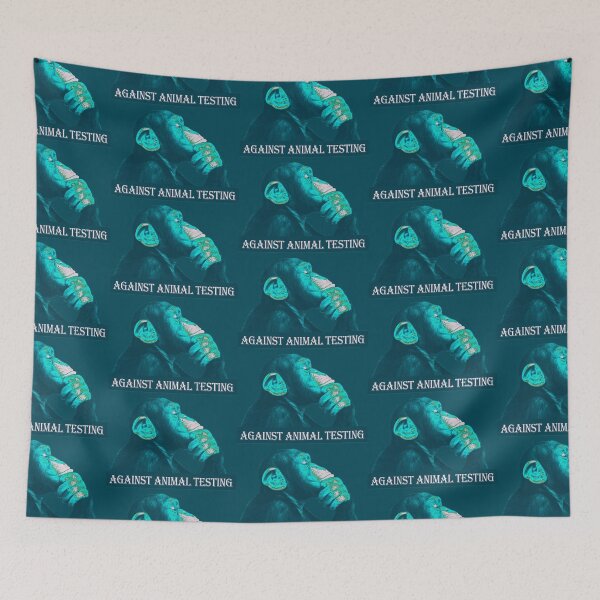 Item preview, AGAINST ANIMAL TESTING designed and sold by LioTou.