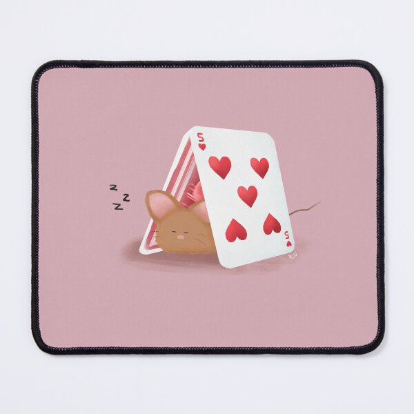 Item preview, Sesame Enjoys a Card House Slumber - Mauve designed and sold by mwkairos.