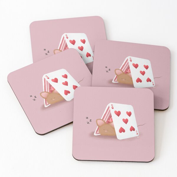 Item preview, Sesame Enjoys a Card House Slumber - Mauve  designed and sold by mwkairos.