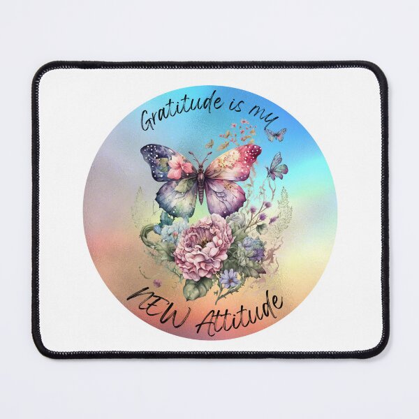 Item preview, Gratitude is my new Attitude- Gratitude- inspirational attitude- grateful attitude  designed and sold by Janetlousart.