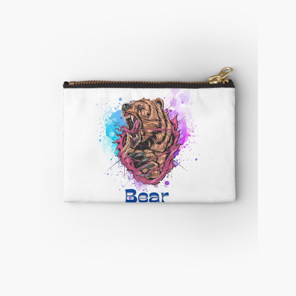 Item preview, Modern Bear And Strength Blue Neon Lights designed and sold by W&M Store.