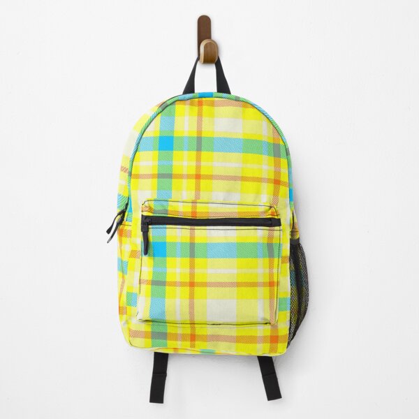 Aperçu de l'œuvre Summertime Plaid Tropical Squeeze créée et vendue par MilieuOnline.