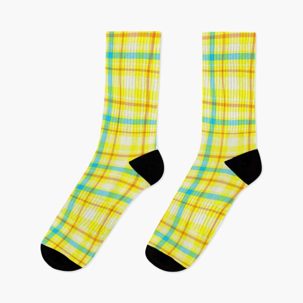 Aperçu de l'œuvre Summertime Plaid Tropical Squeeze créée et vendue par MilieuOnline.
