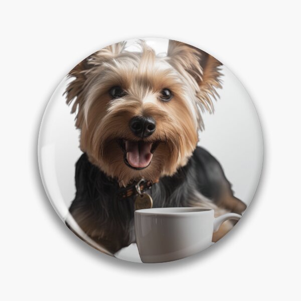 Item preview, Café Australian Silky Terrier para amantes de la cafeína designed and sold by ClawedCreations.