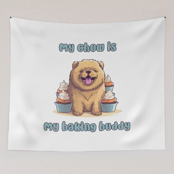 Item preview, Chow Chow Baking Buddy II - A Cute Design for Bakers and Dog Lovers designed and sold by brindled.